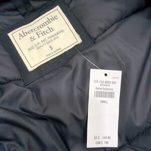 Abercrombie & Fitch Dark Gray Puffer Jacket
